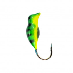 Мормышка вольфрамовая Spider 4540 Нимфа с ушком краш. 4,0 мм 0,92 гр. 12 с глазком