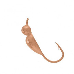 Мормышка вольфрамовая Lumicom Супернимфа Ф2 медь