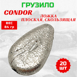 Груз Ложка плоская, скользящая 84 гр 20 шт