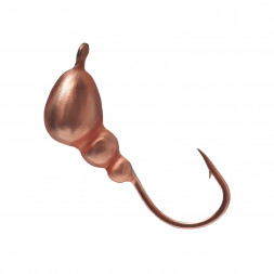 Мормышка вольфрамовая Lumicom Муравей с ушком Ф4 медь