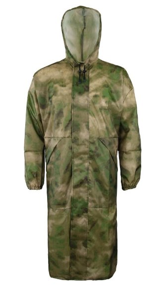 Плащ Elemental влагозащитный Raincoat оксфорд камуфляж, р.52-54